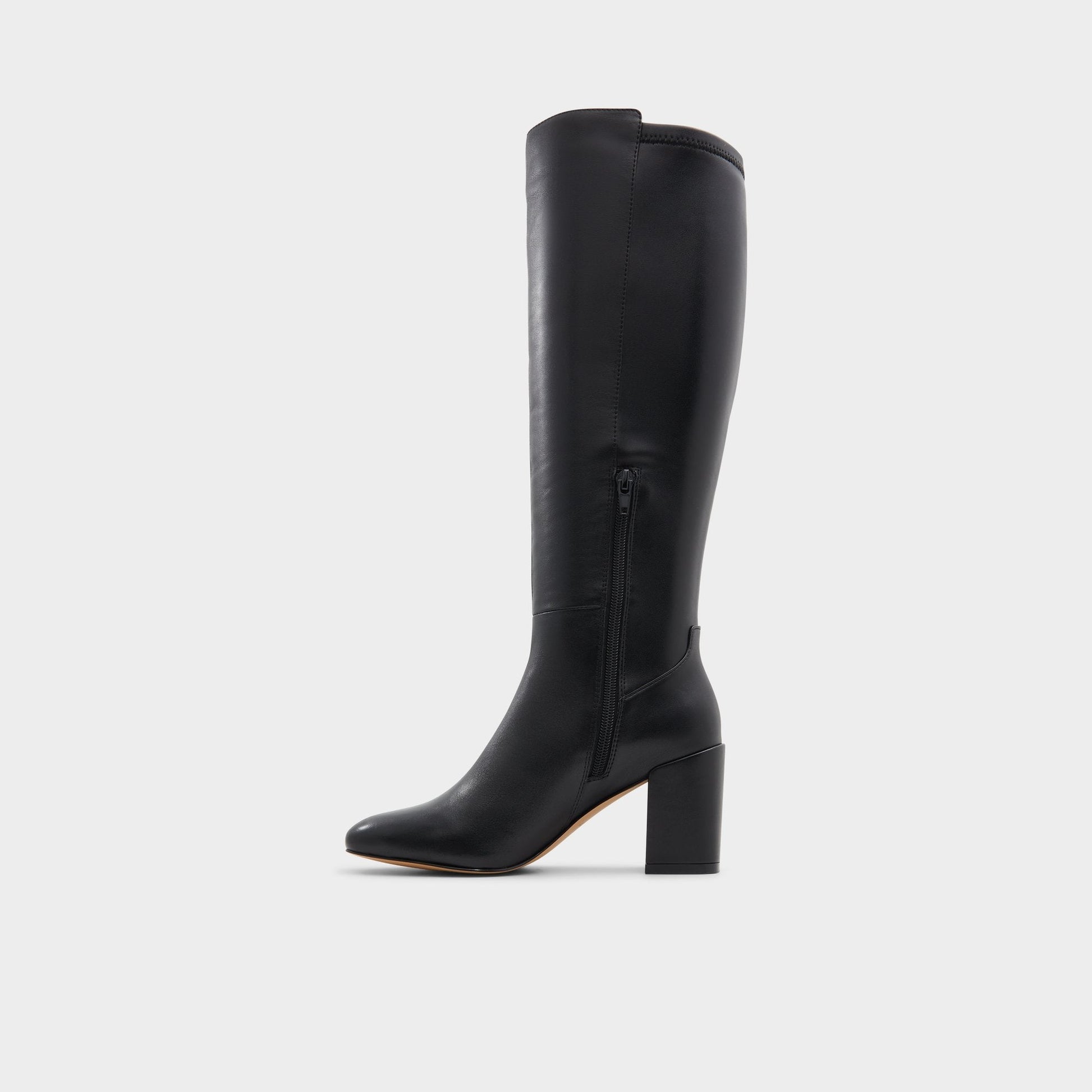 Satori Black/Black Women's Tall Boots - Knee-high boot, Block heel | Aldo Classic