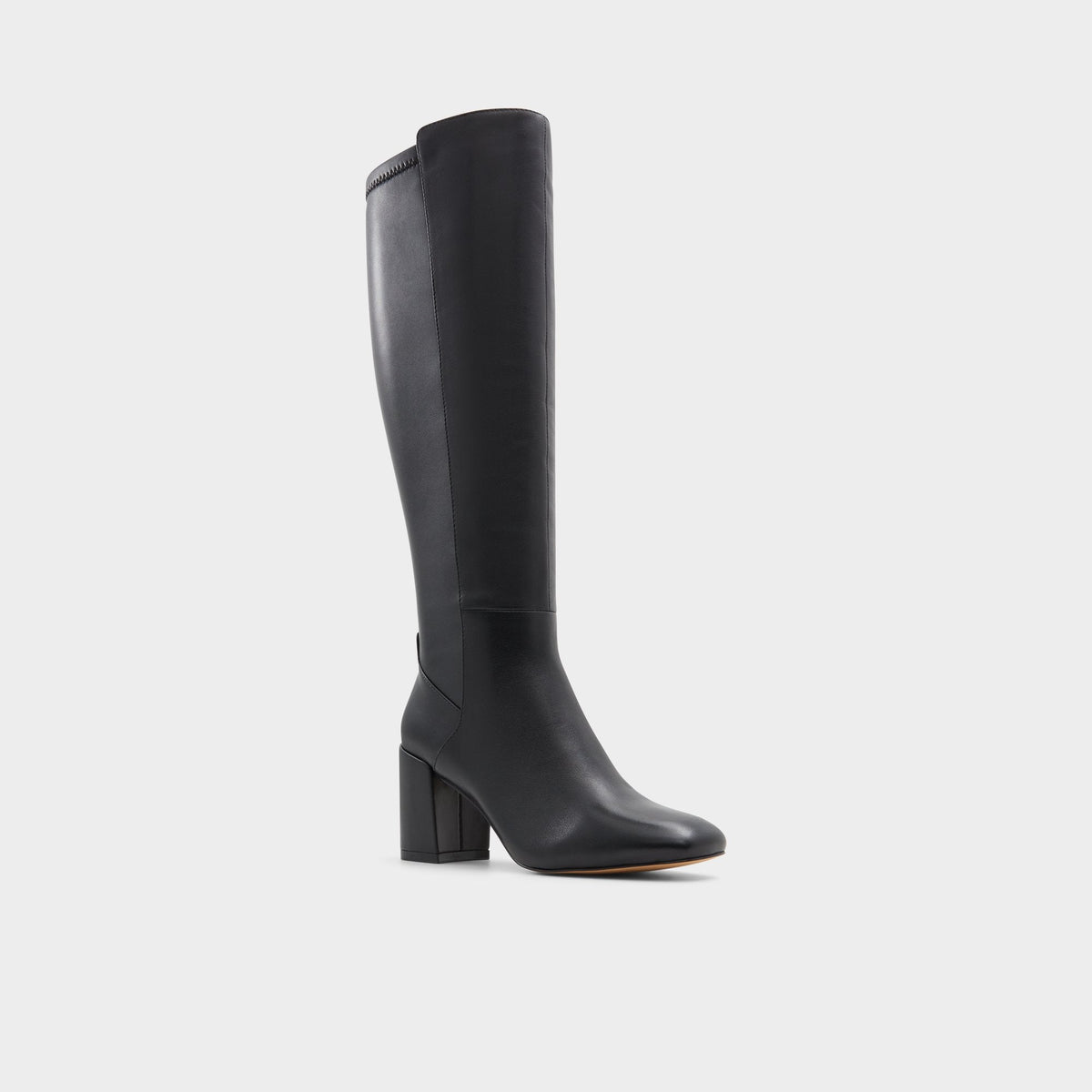 Satori Black/Black Women's Tall Boots - Knee-high boot, Block heel | Aldo Classic