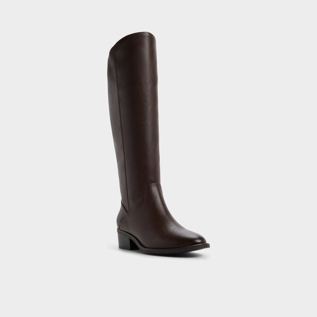 Kaydienh in Dark Brown - Knee-high boot, Block heel | Aldo Trending
