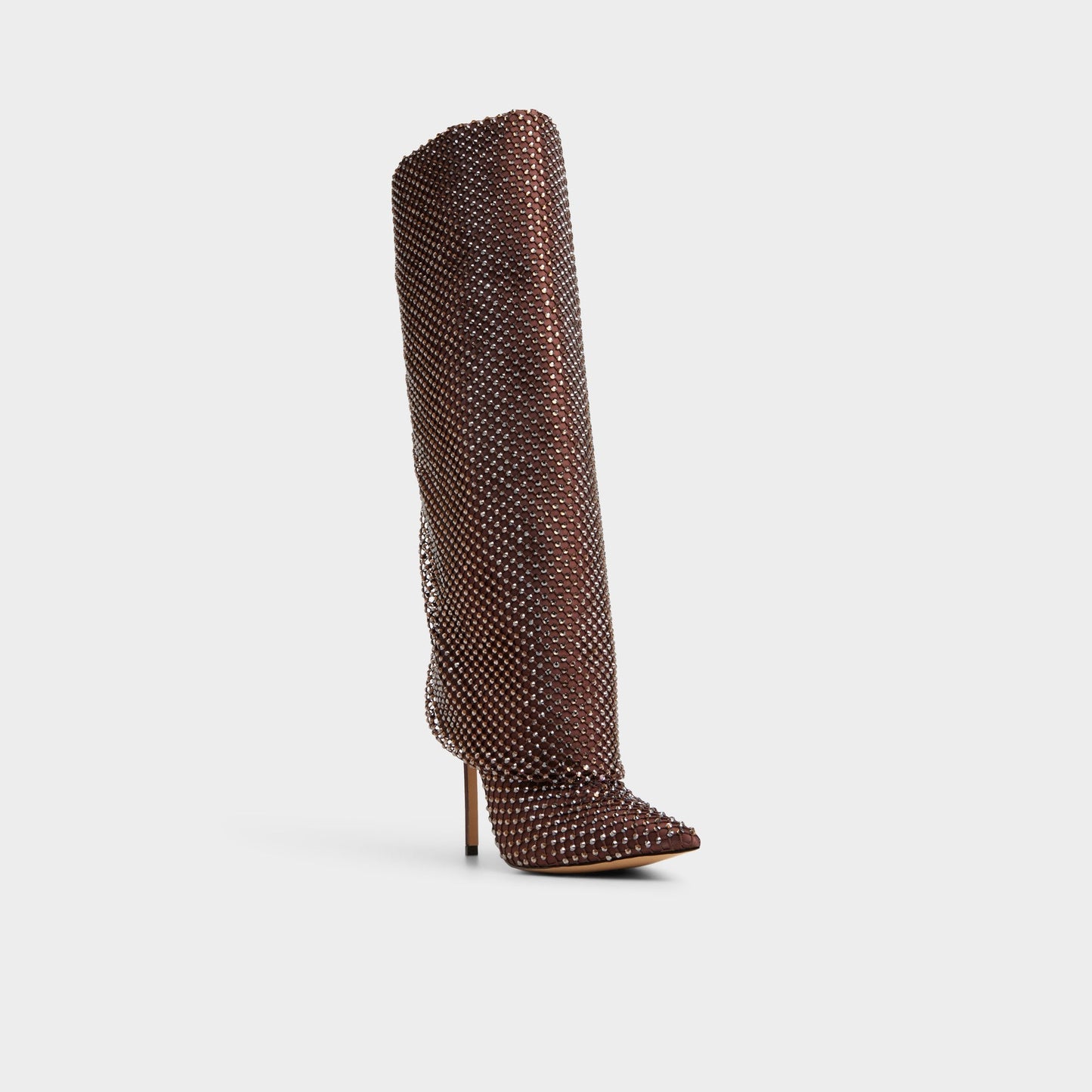 Livydalia in Dark Brown - Knee-high boot, Stiletto heel | Aldo Best Seller