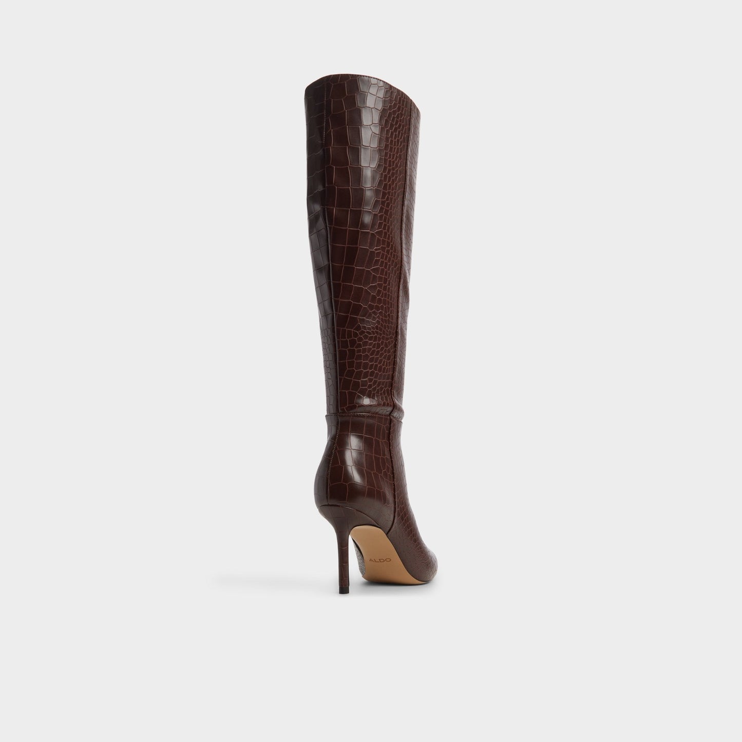 Saphiria Dark Brown Women's Tall Boots - Knee-high boot, Stiletto heel | Aldo Signature