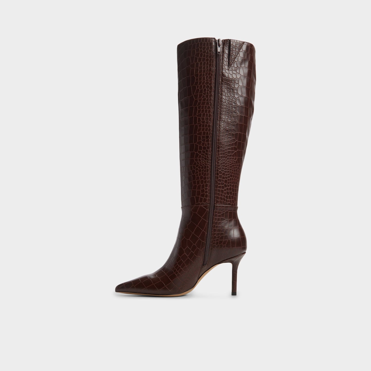 Saphiria Dark Brown Women's Tall Boots - Knee-high boot, Stiletto heel | Aldo Signature