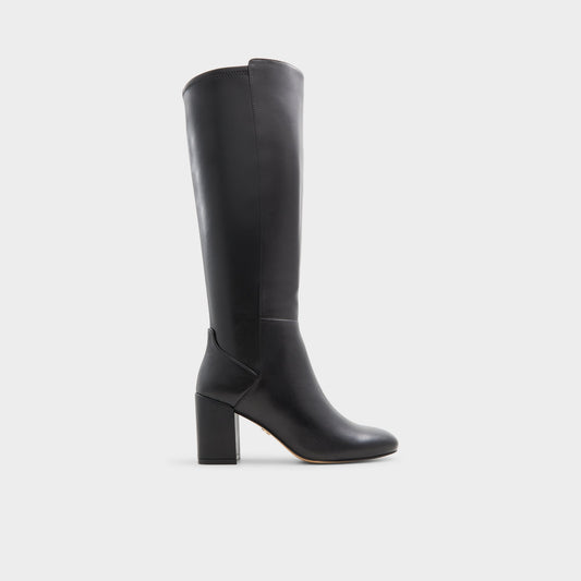 Satori-wc Black/Black Women's Tall Boots - Knee-high boot, Block heel | Aldo Classic