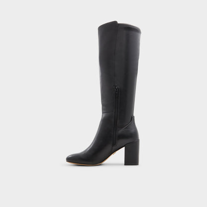 Satori-wc Black/Black Women's Tall Boots - Knee-high boot, Block heel | Aldo Classic
