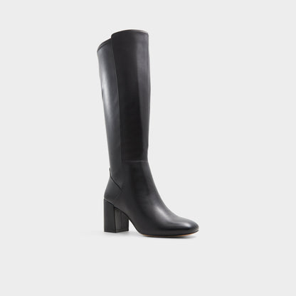 Satori-wc Black/Black Women's Tall Boots - Knee-high boot, Block heel | Aldo Classic