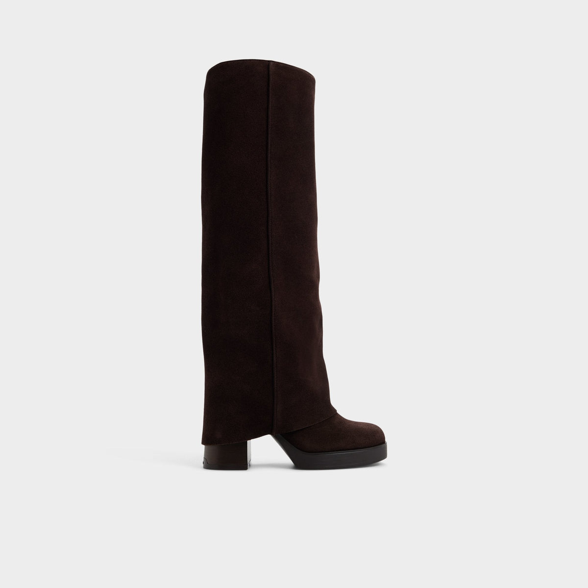 Maeveh in Dark Brown - Knee-high boot, Platform | Aldo Premium