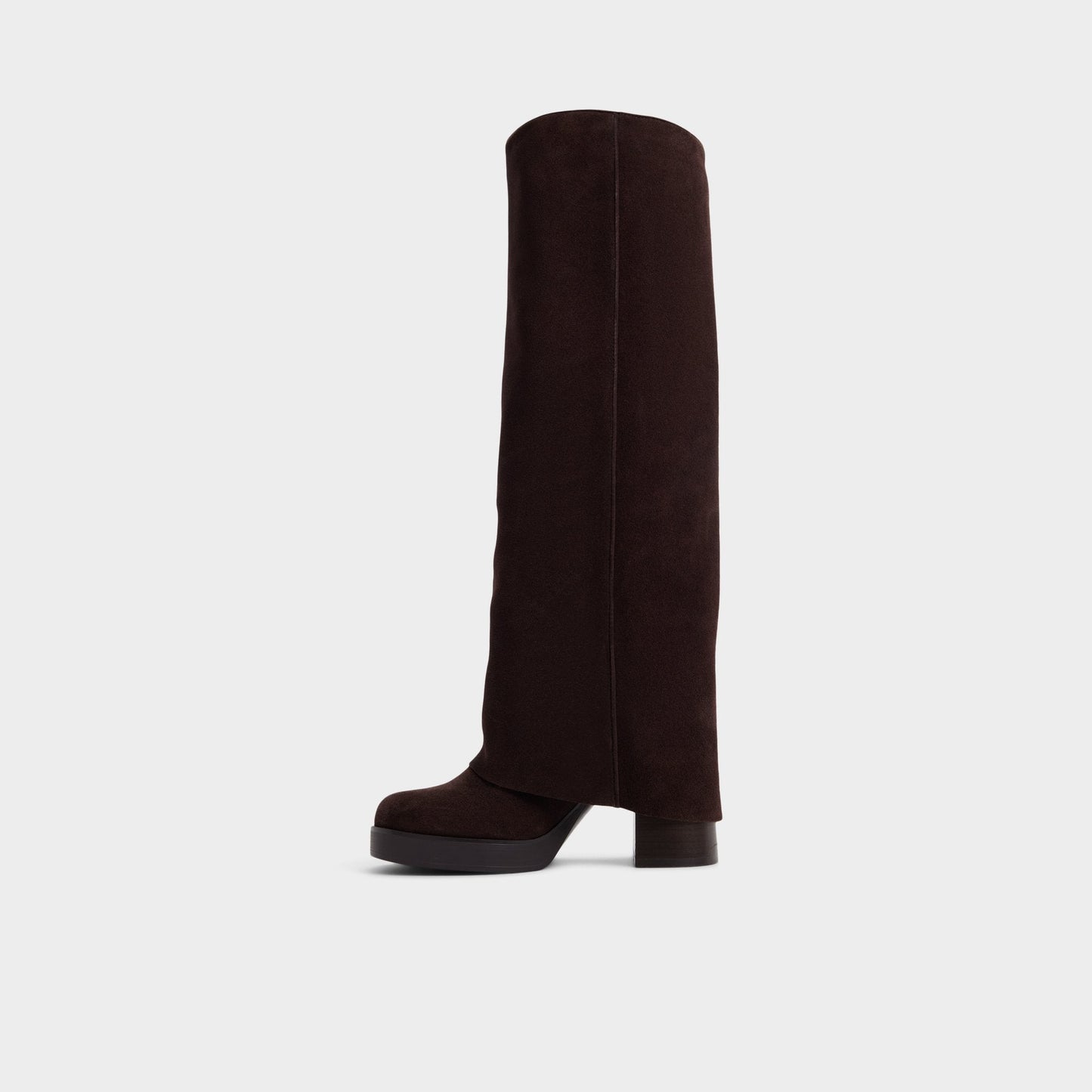 Maeveh in Dark Brown - Knee-high boot, Platform | Aldo Premium