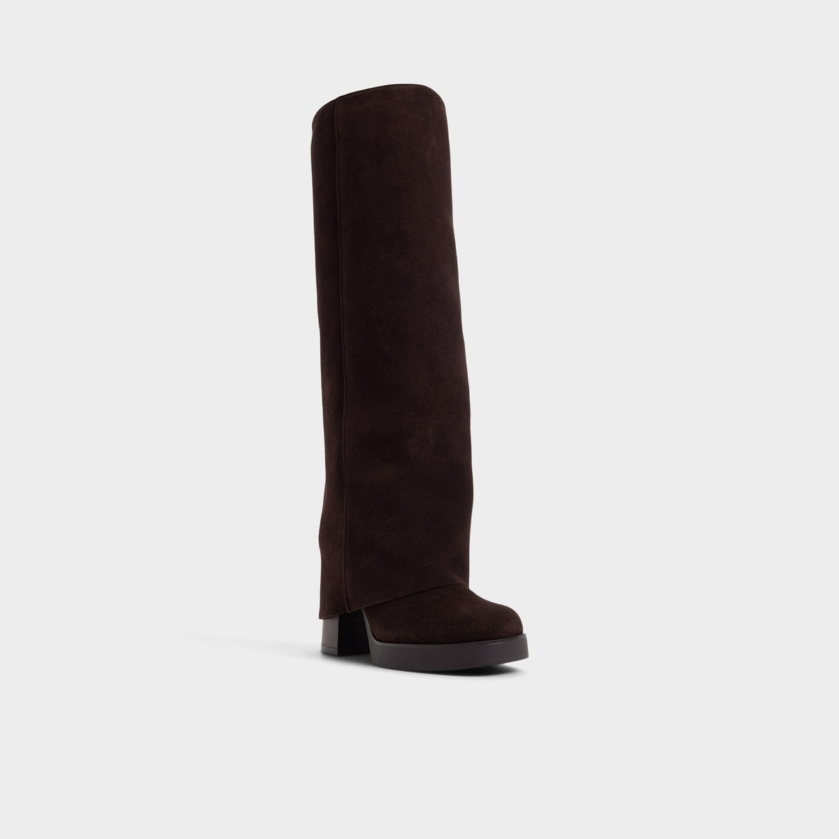Maeveh in Dark Brown - Knee-high boot, Platform | Aldo Premium