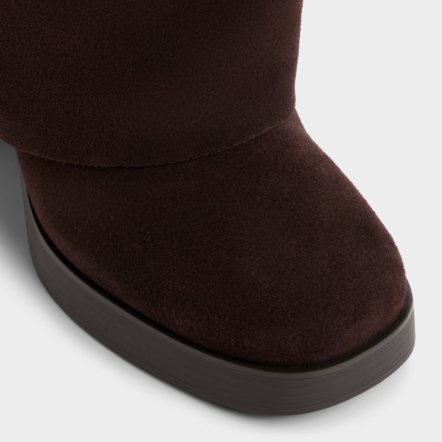 Maeveh in Dark Brown - Knee-high boot, Platform | Aldo Premium