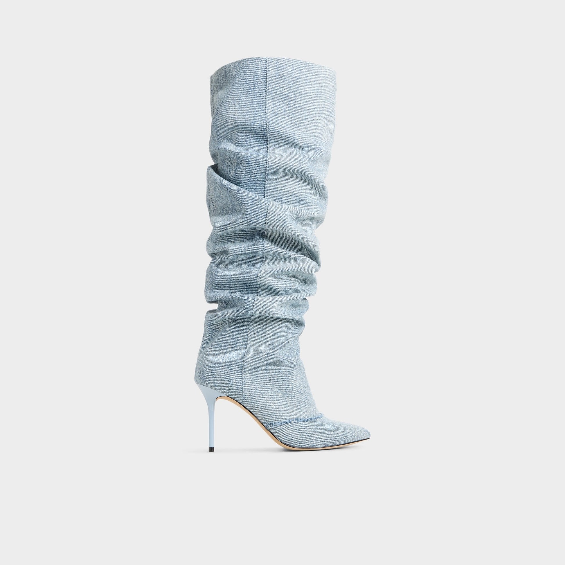 Daroba in Denim - Over-the-knee boot, Stiletto heel | Aldo Featured