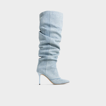 Daroba in Denim - Over-the-knee boot, Stiletto heel | Aldo Featured