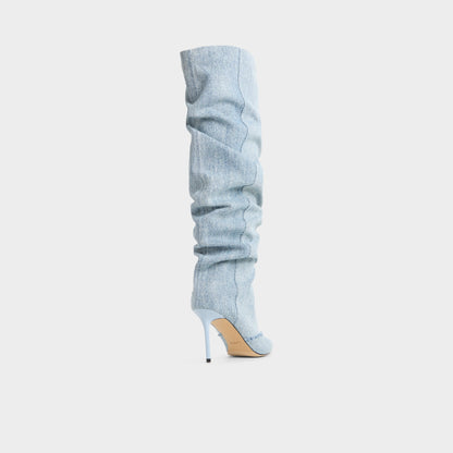 Daroba in Denim - Over-the-knee boot, Stiletto heel | Aldo Featured