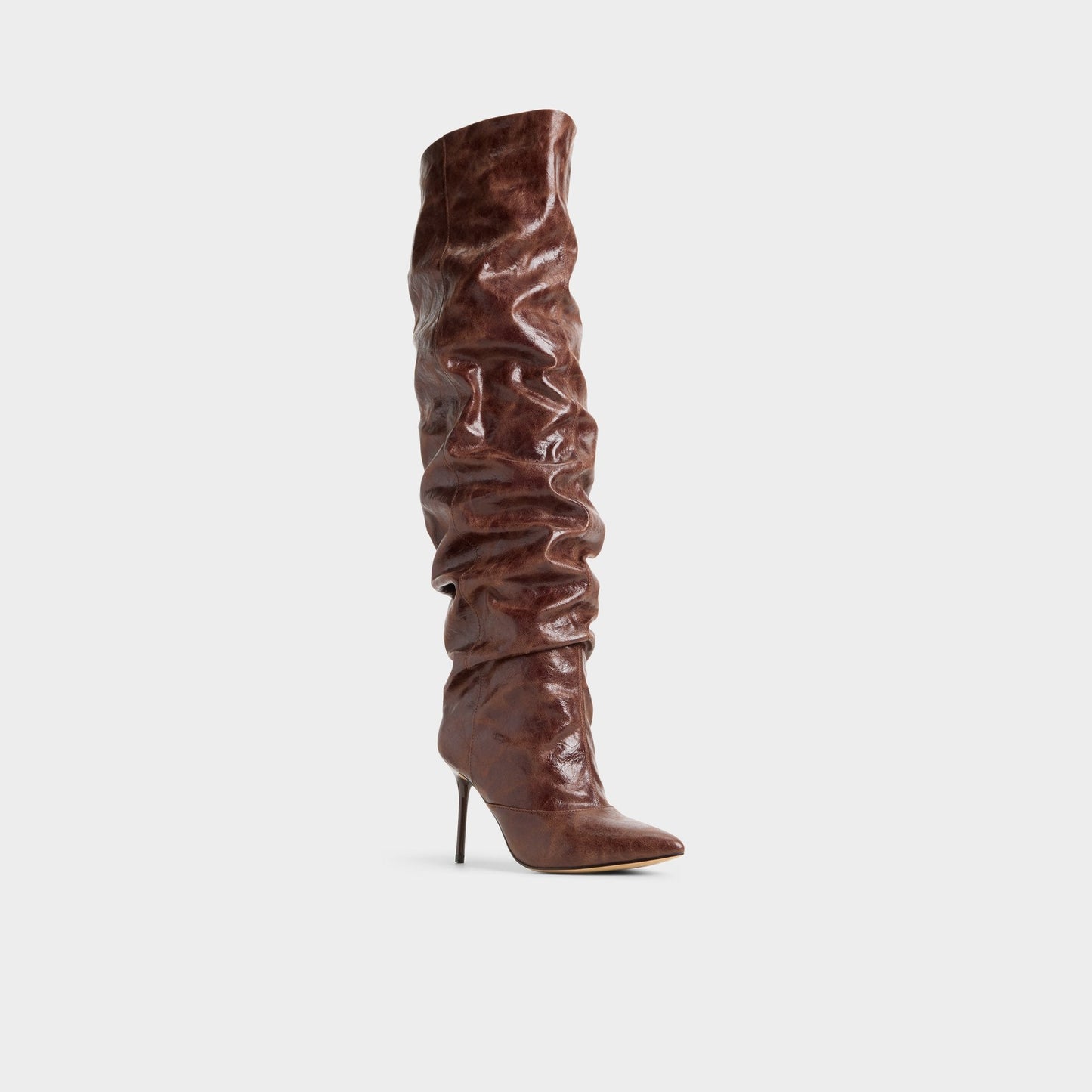 Daroba in Dark Brown - Over-the-knee boot, Stiletto heel | Aldo Popular