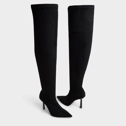 Caldan in Black - Over-the-knee boot, Stiletto heel | Aldo Trending