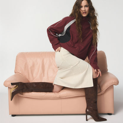 Elyne in Wc Medium Brown - Knee-high boot | Aldo Exclusive