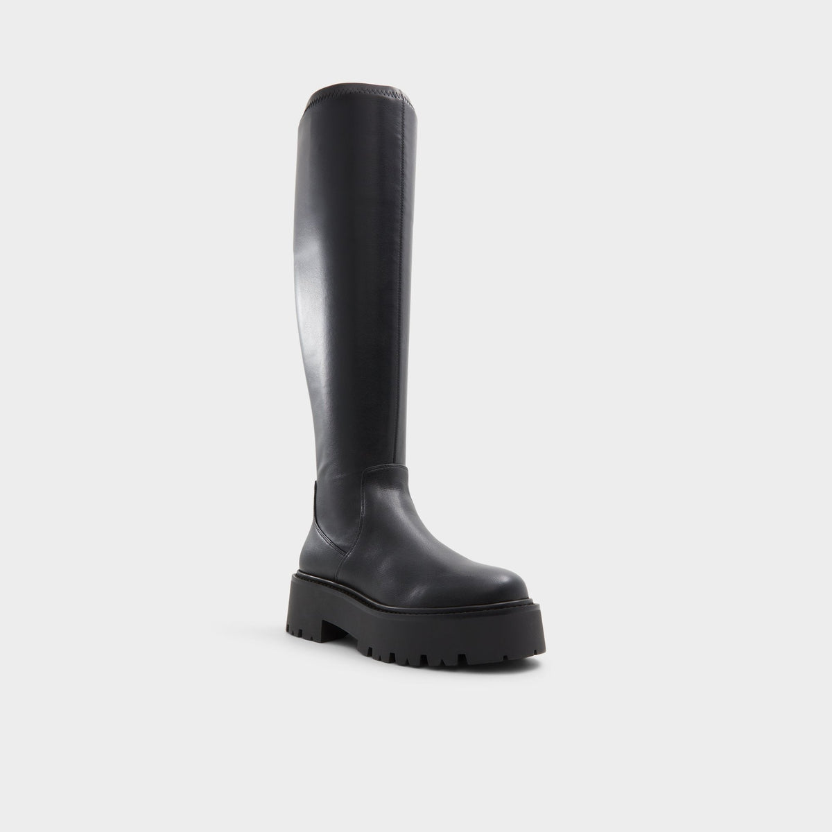 Carelden in Wc Black - Knee-high boot, Lug sole | Aldo Popular