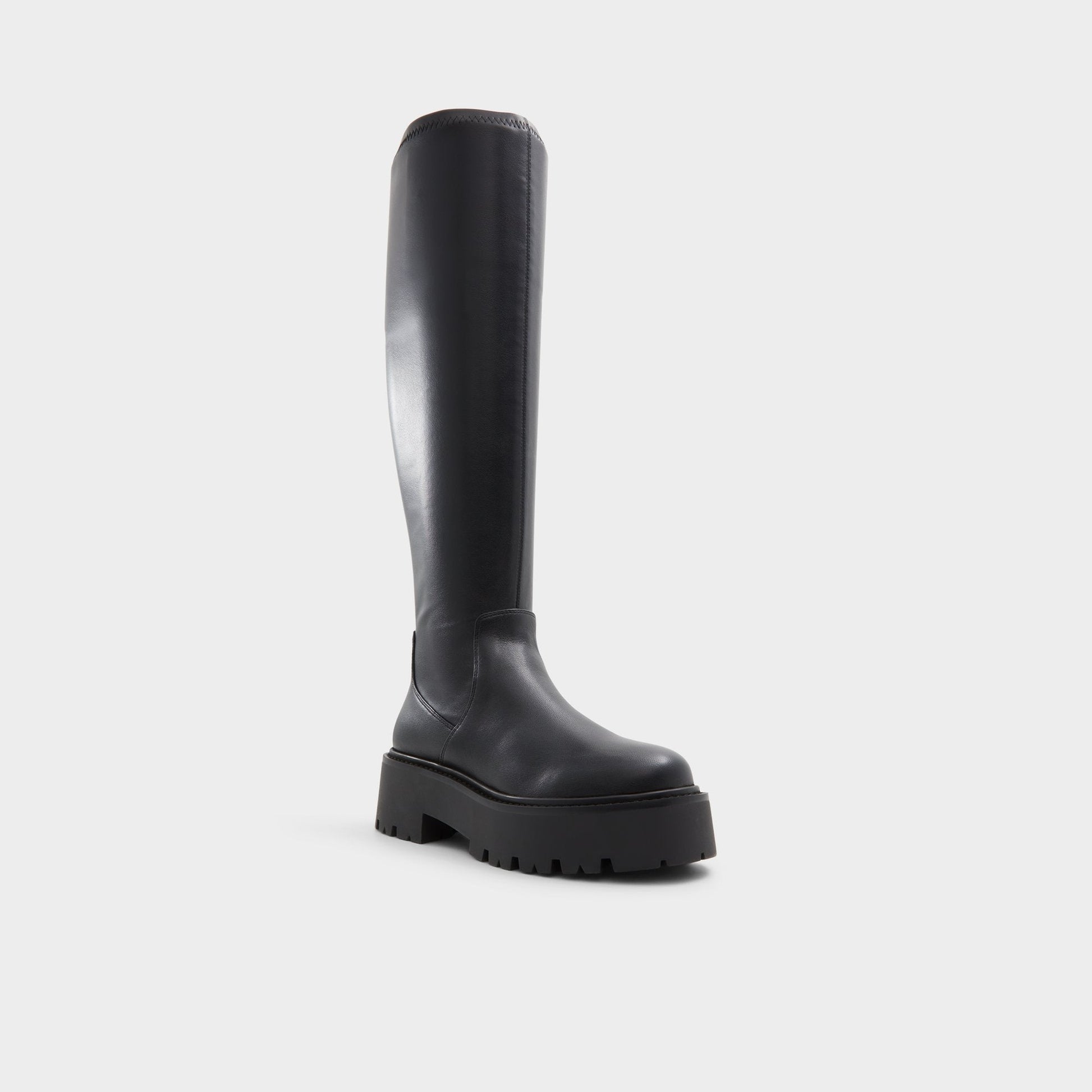 Carelden in Wc Black - Knee-high boot, Lug sole | Aldo Popular