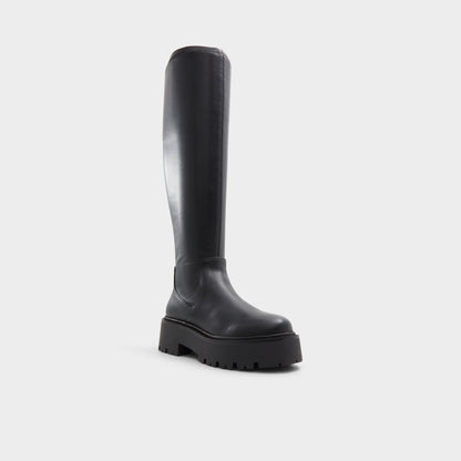 Carelden in Wc Black - Knee-high boot, Lug sole | Aldo Popular