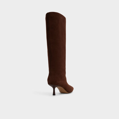 Selora in Dark Brown - Knee-high boot, Stiletto heel | Aldo Best Seller