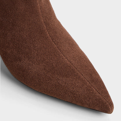 Selora in Wc Dark Brown - Knee-high boot, Stiletto heel | Aldo Exclusive