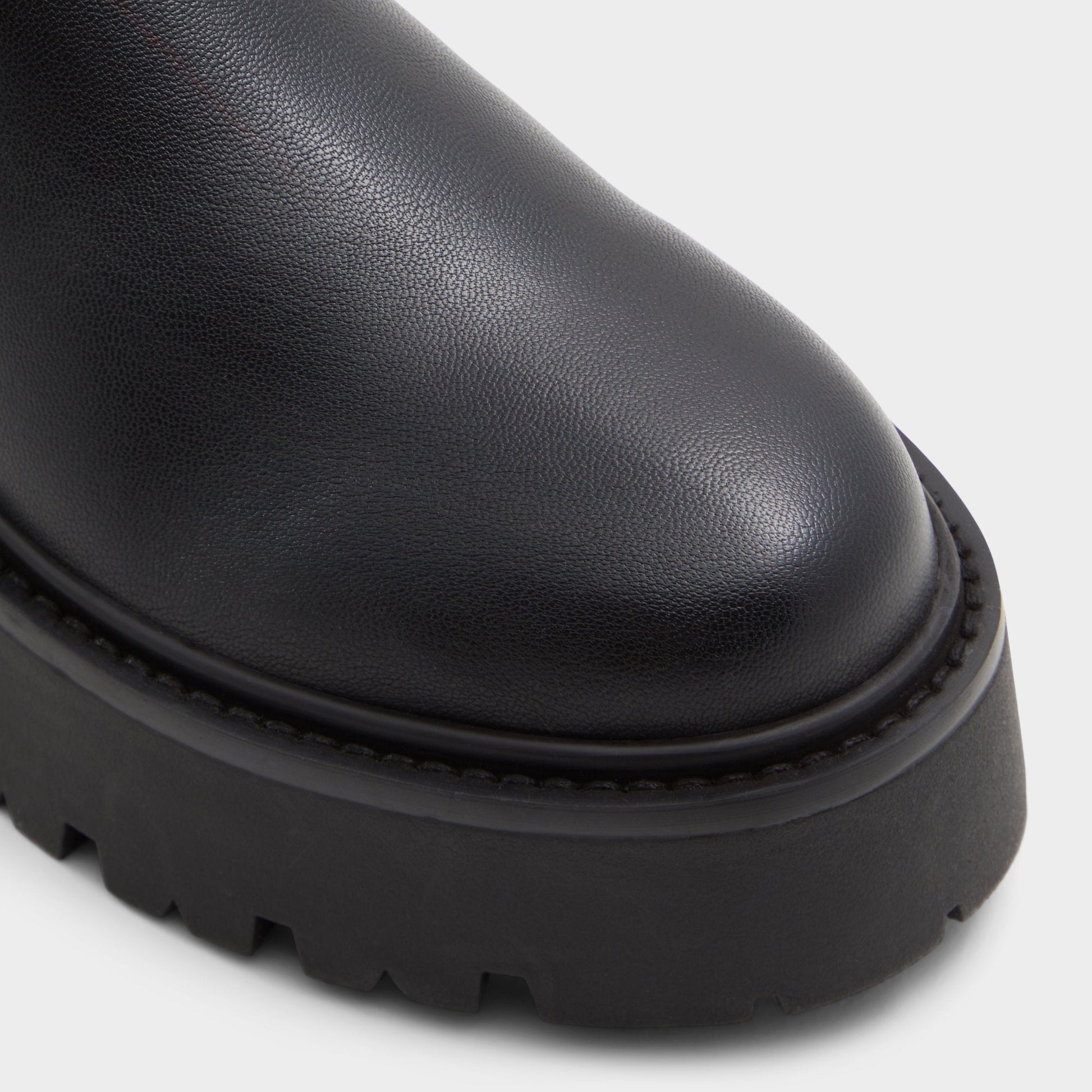 Carelden Black Women's Tall Boots - Knee-high boot, Lug sole | Aldo Signature