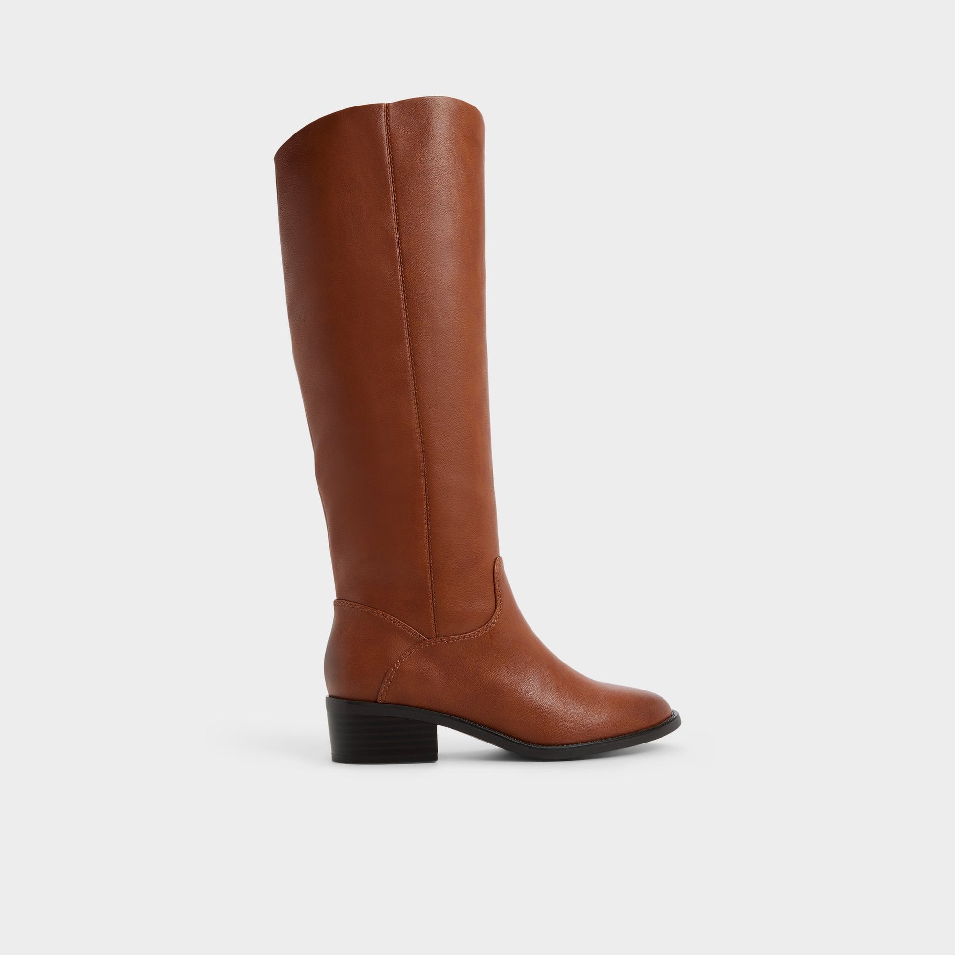 Kaydienh in Medium Brown - Knee-high boot, Block heel | Aldo Classic