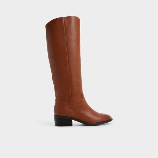 Kaydienh in Medium Brown - Knee-high boot, Block heel | Aldo Classic