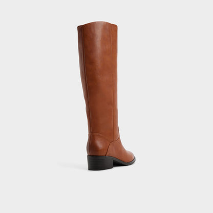 Kaydienh in Medium Brown - Knee-high boot, Block heel | Aldo Classic