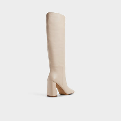Helana in Cream - Knee-high boot, Block heel | Aldo Recommended