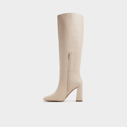 Helana in Cream - Knee-high boot, Block heel | Aldo Recommended