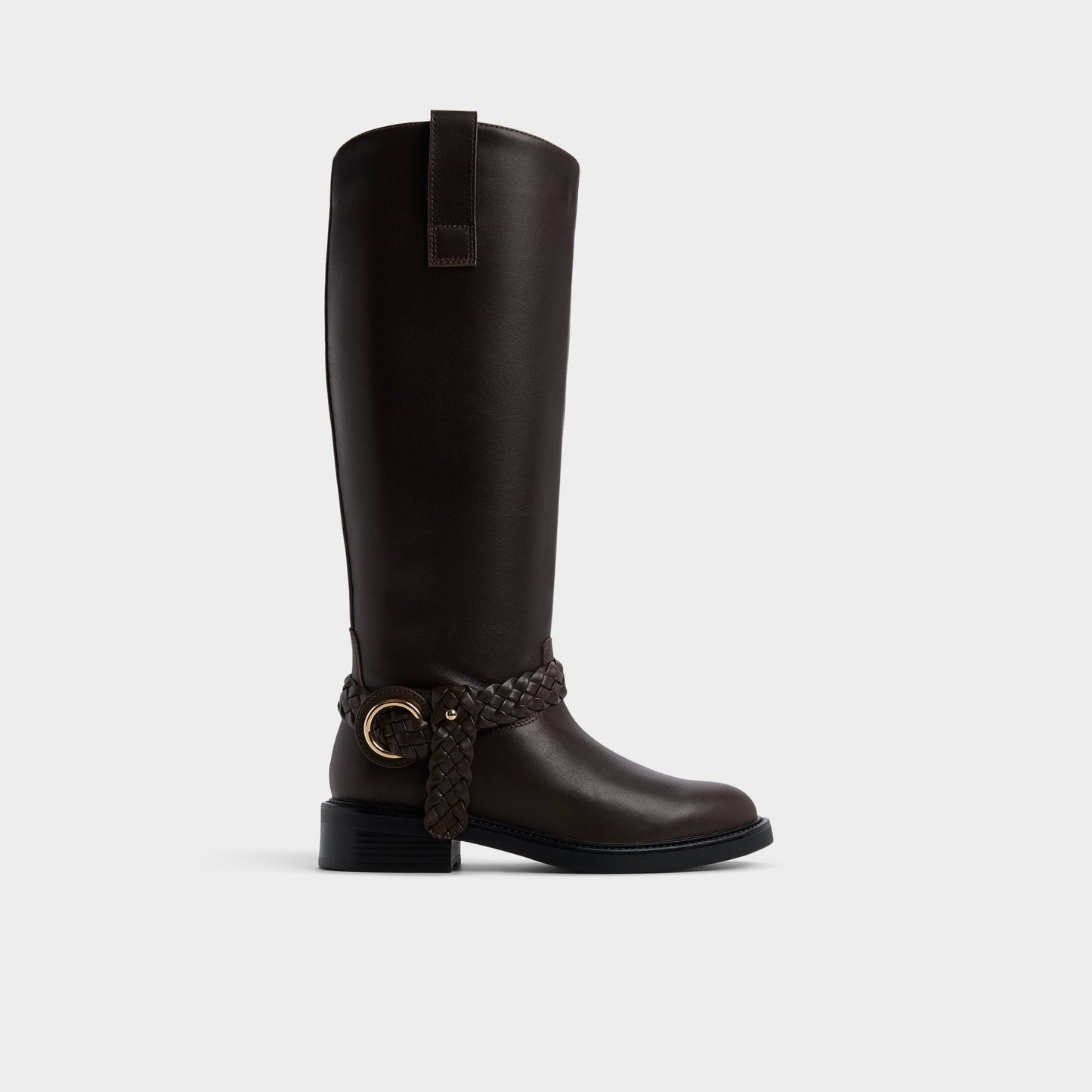 Philippa in Dark Brown - Riding boot, Block heel | Aldo Exclusive
