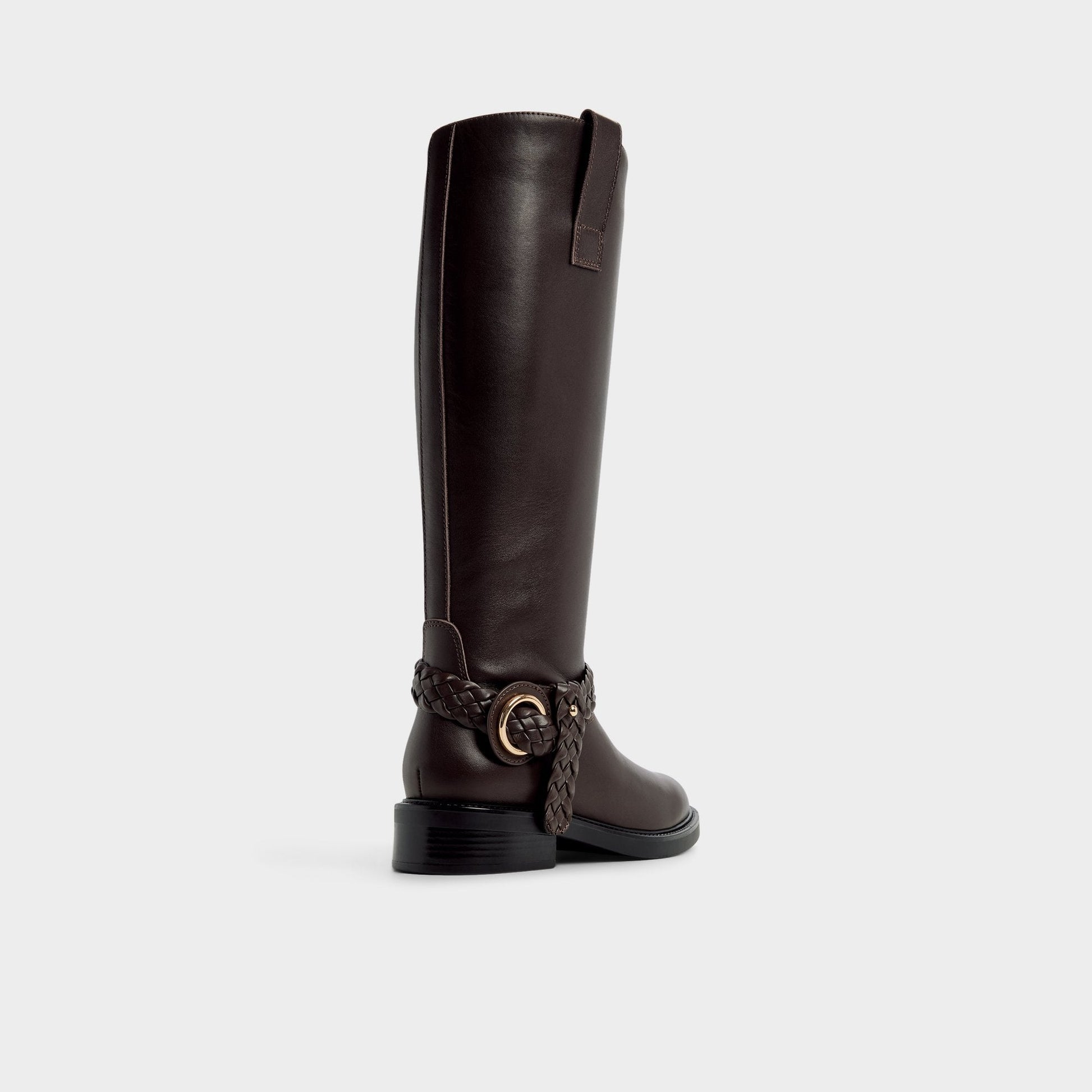 Philippa in Dark Brown - Riding boot, Block heel | Aldo Exclusive
