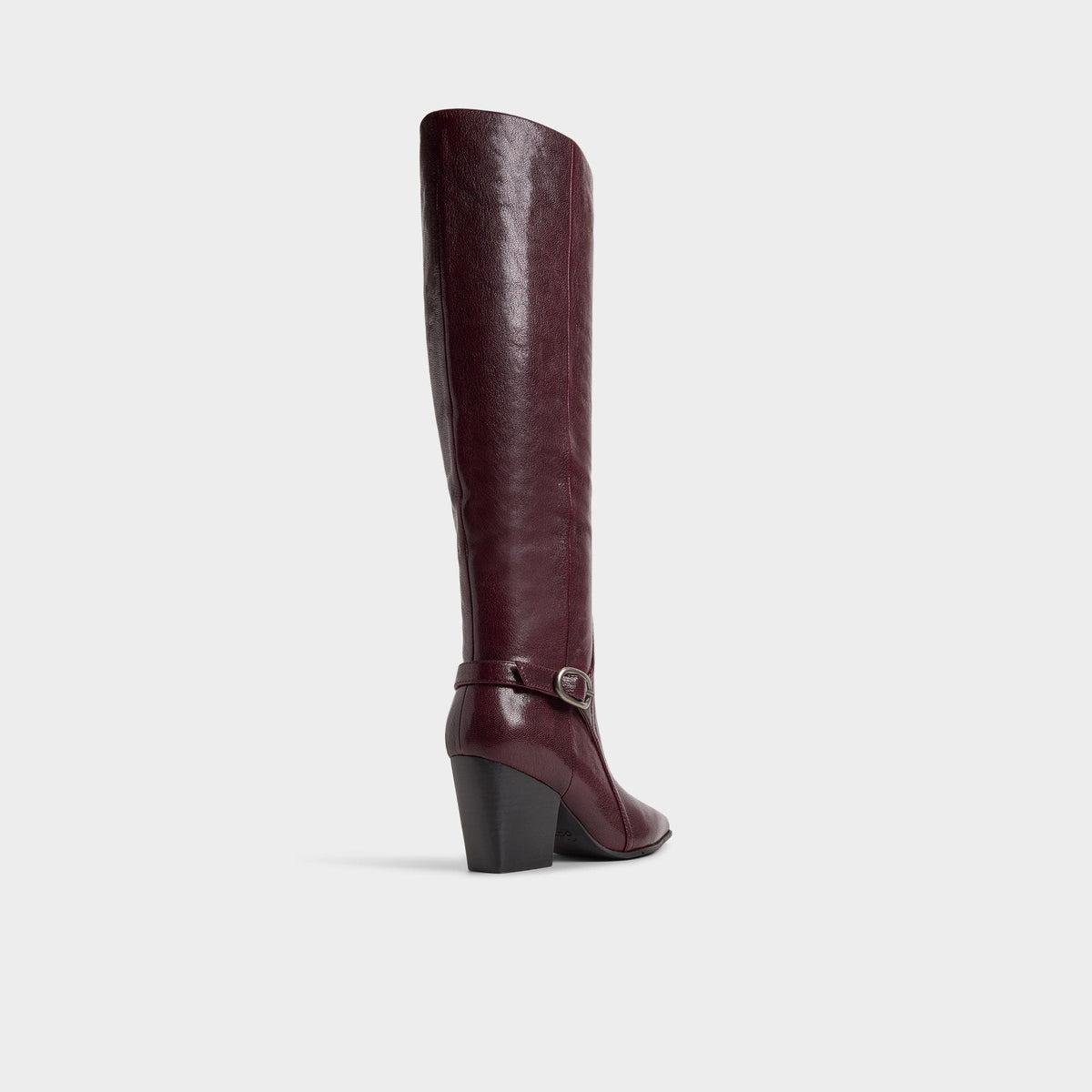 Saddle in Bordo - Knee-high boot, Block heel | Aldo Signature