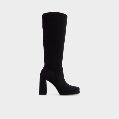 Gisselle in Black - Knee-high boot, Platform | Aldo Classic