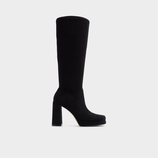 Gisselle in Black - Knee-high boot, Platform | Aldo Classic