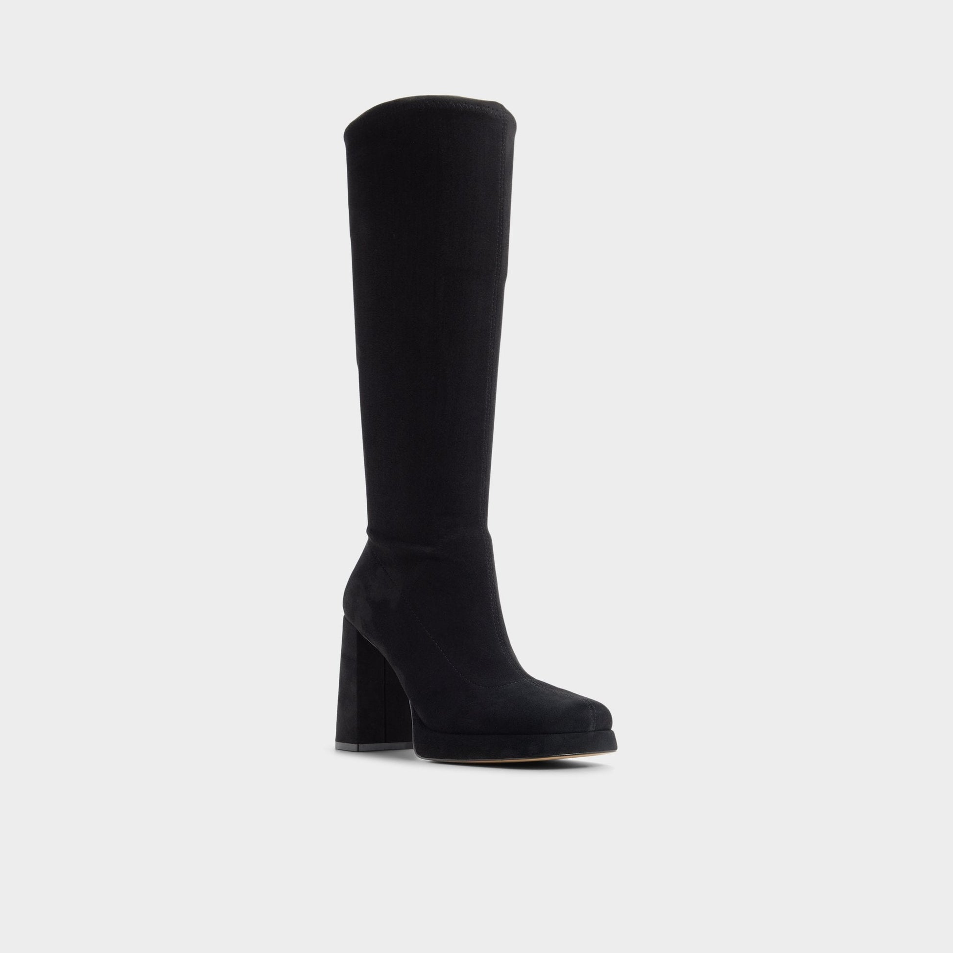 Gisselle in Black - Knee-high boot, Platform | Aldo Classic