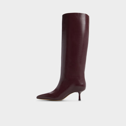 Selora in Burgundy - Knee-high boot, Stiletto heel | Aldo Essential