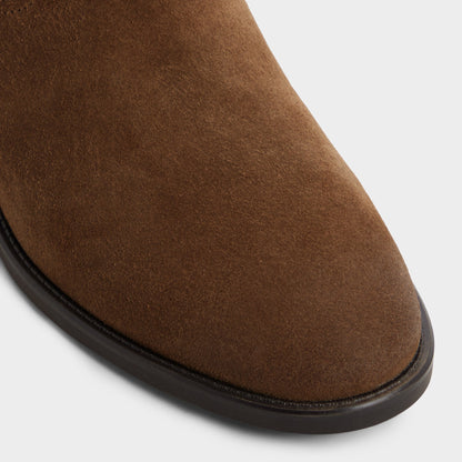 Kaydia in Dark Brown - Knee-high western boot, Block heel | Aldo Premium