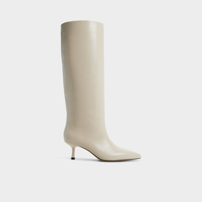 Selora in Cream 14166956 - Knee-high boot, Stiletto heel | Aldo New