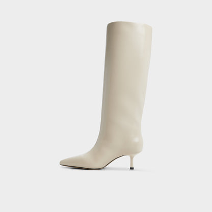 Selora in Cream 14166956 - Knee-high boot, Stiletto heel | Aldo New