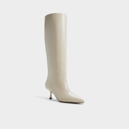 Selora in Cream 14166956 - Knee-high boot, Stiletto heel | Aldo New