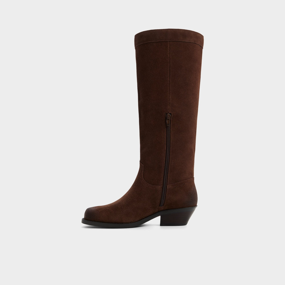 Emberlyn in Dark Brown 14163446 - Knee-high western boot, Cup sole | Aldo Trending