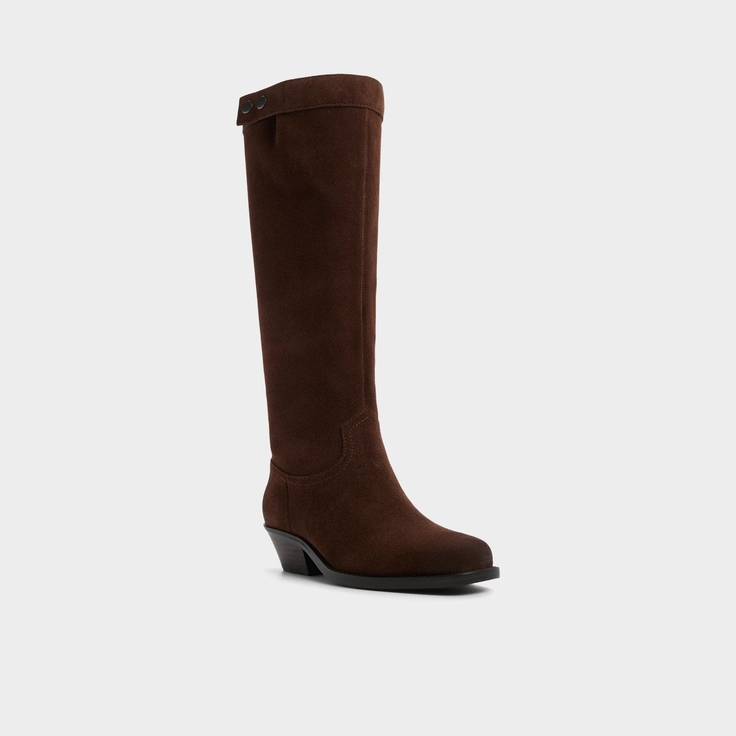 Emberlyn in Dark Brown 14163446 - Knee-high western boot, Cup sole | Aldo Trending