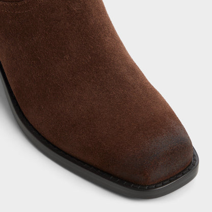 Emberlyn in Dark Brown 14163446 - Knee-high western boot, Cup sole | Aldo Trending