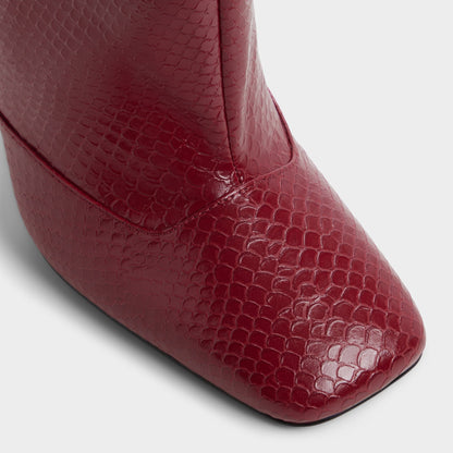 Aleena in Dark Red - Knee-high boot, Stiletto heel | Aldo Exclusive