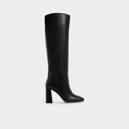 Helana in Black - Knee-high boot, Block heel | Aldo Classic