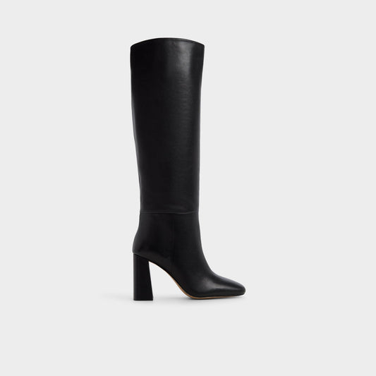 Helana in Black - Knee-high boot, Block heel | Aldo Classic