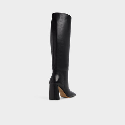 Helana in Black - Knee-high boot, Block heel | Aldo Classic