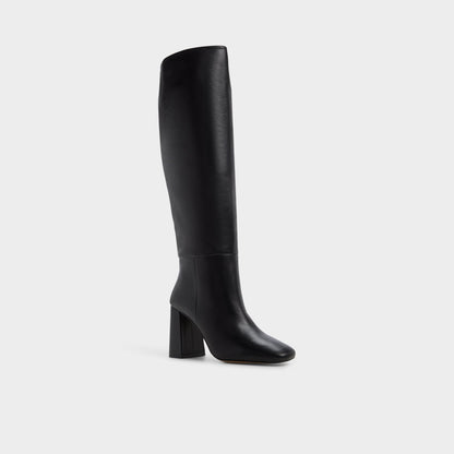 Helana in Black - Knee-high boot, Block heel | Aldo Classic