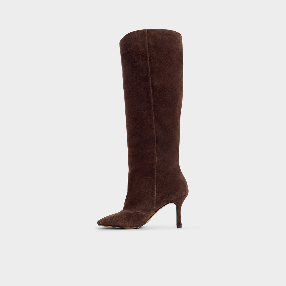 Frankey in Dark Brown - Knee-high boot, Stiletto heel | Aldo Essential